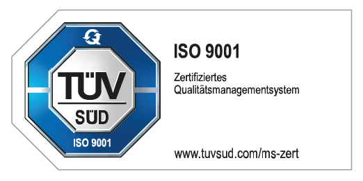 DIN ISO 9001 Ziertifiziertes Qualitätsmanagementsystem TÜV SÜD - Elektro Hieber Schwabmünchen